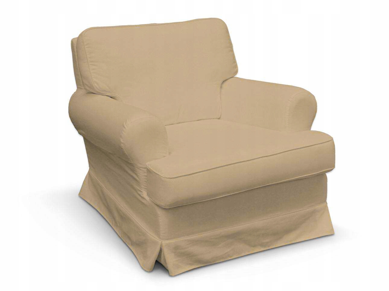 Dekoria potah na křeslo Barkaby Ikea hnědý