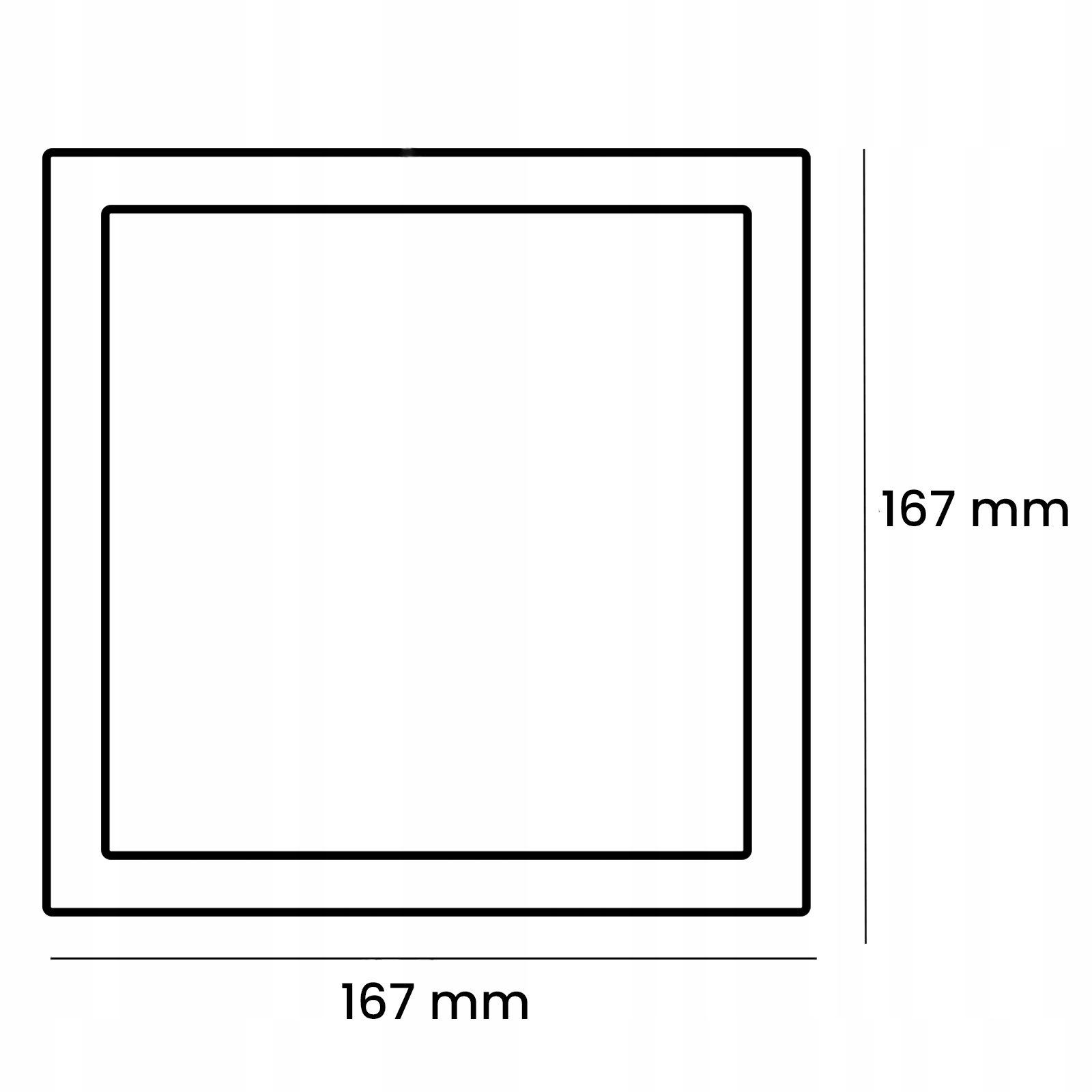 Panel LED 12W PLAFON PODTYNKOWY WPUSZCZANY KWADRATOWY LAMPA SUFITOWA OPRAWA Rodzaj gwintu zintegrowane źródło LED