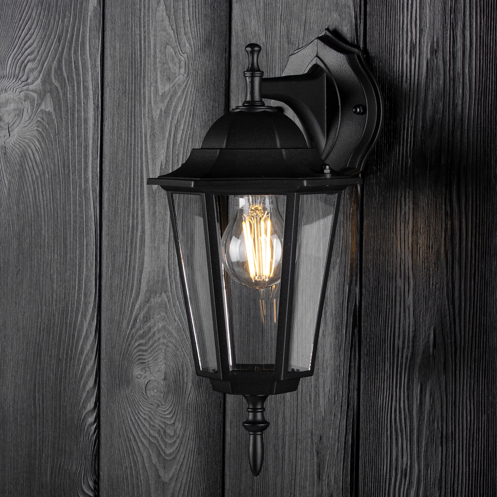 Kinkiet Ogrodowy Lampa Elewacyjna Zewnętrzna LATARNIA ŚCIENNA E27 LED EAN (GTIN) 5903738502677