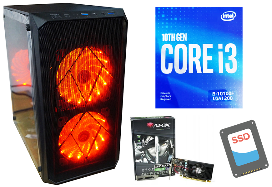 Počítač Her Core I3 Geforce GT1030 Ssd 16GB