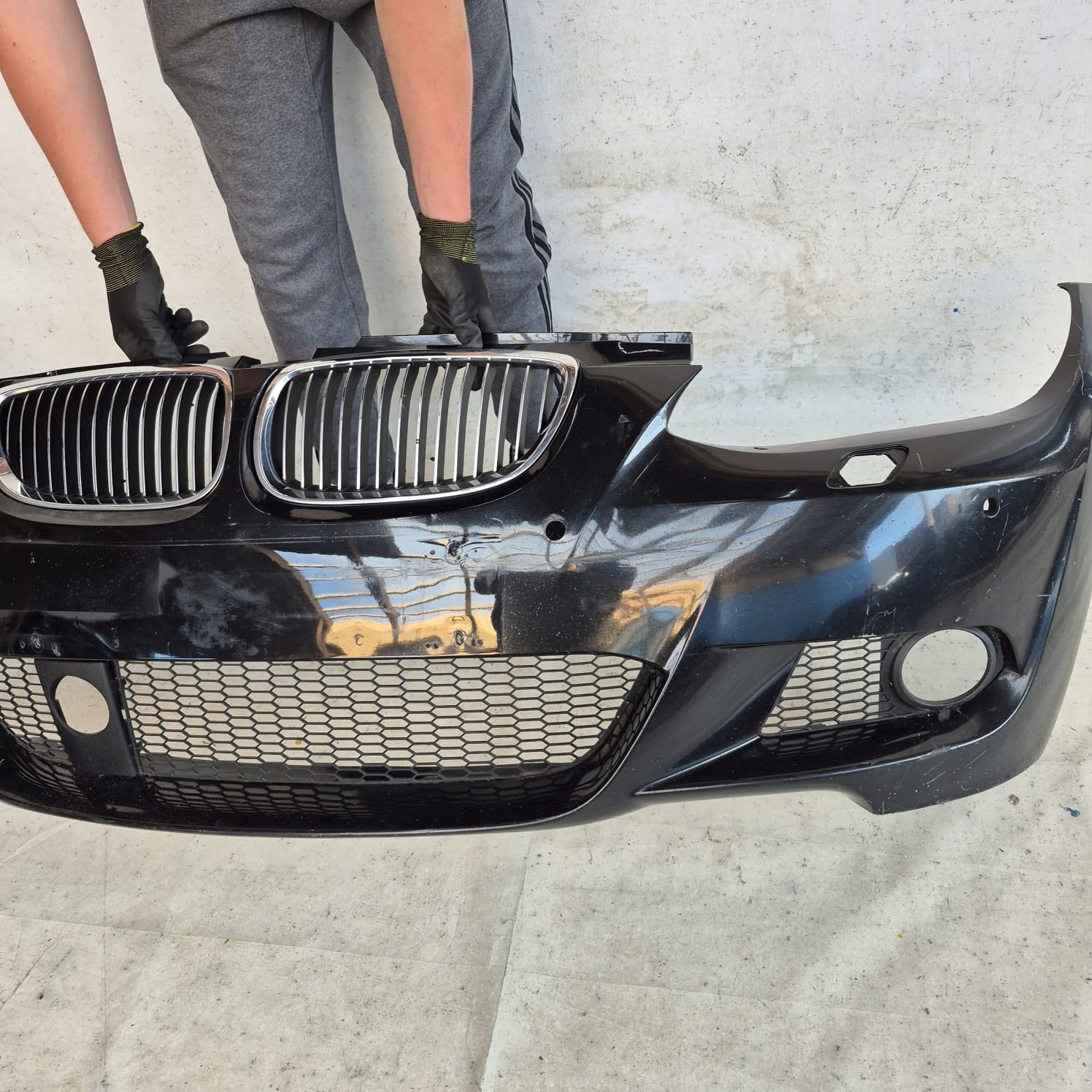 BMW 3 E92 E93 COUPE CABRIO m-packet 06-10 bumper front front SPR PDC