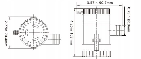 POMPA ZĘZOWA SEAFLO 42L/MIN 12V DO ŁODZI/JACHTU Marka Seaflo