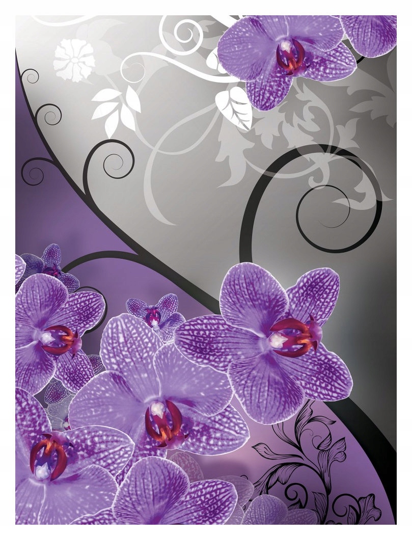 Fototapeta Orchideje Elegance Moderní Skandinávie Ornament 206x275 lepidlo