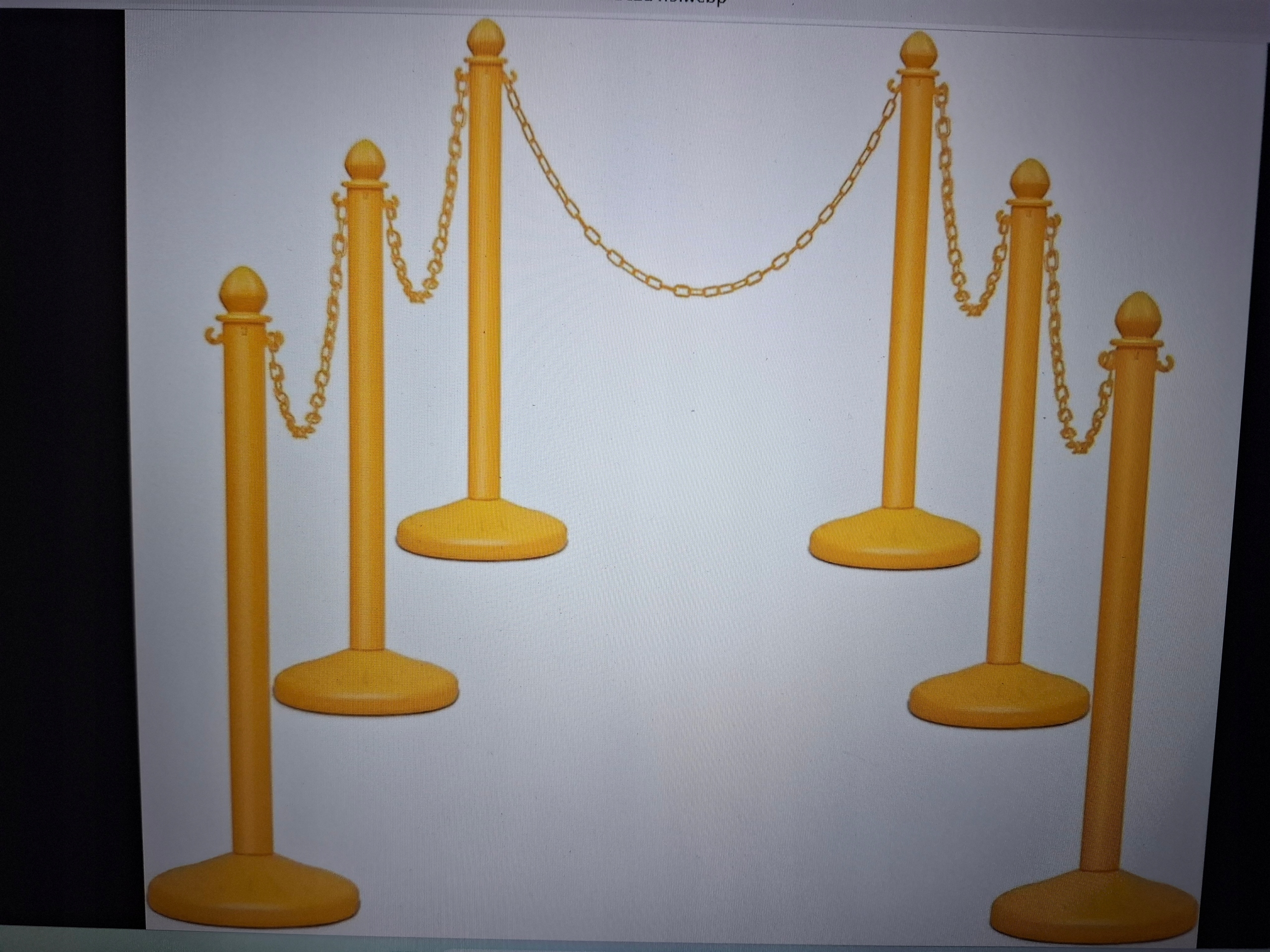 Levně Costway 6dílný systém pro usměrňování davu