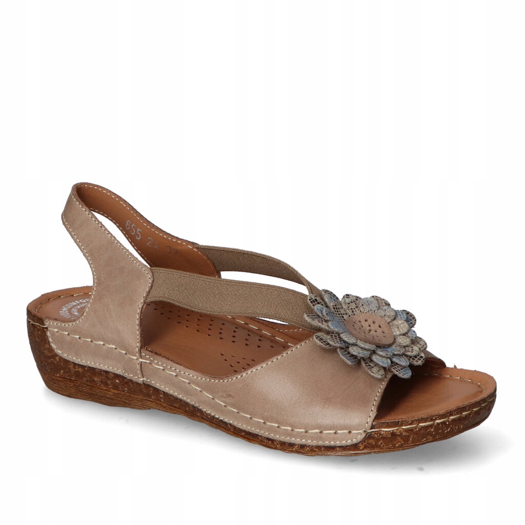 Sandály Waldi 0655 Cappuccino+hadice lico 37