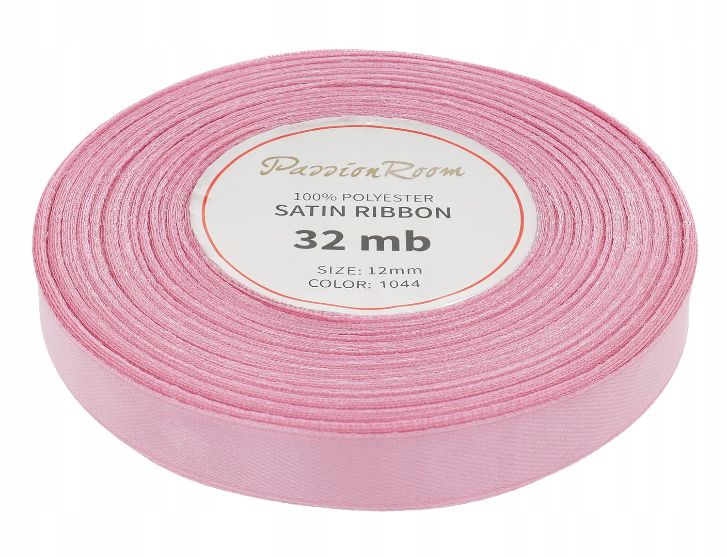 Wstążka satynowa atłasowa 12mm 32mb różowa