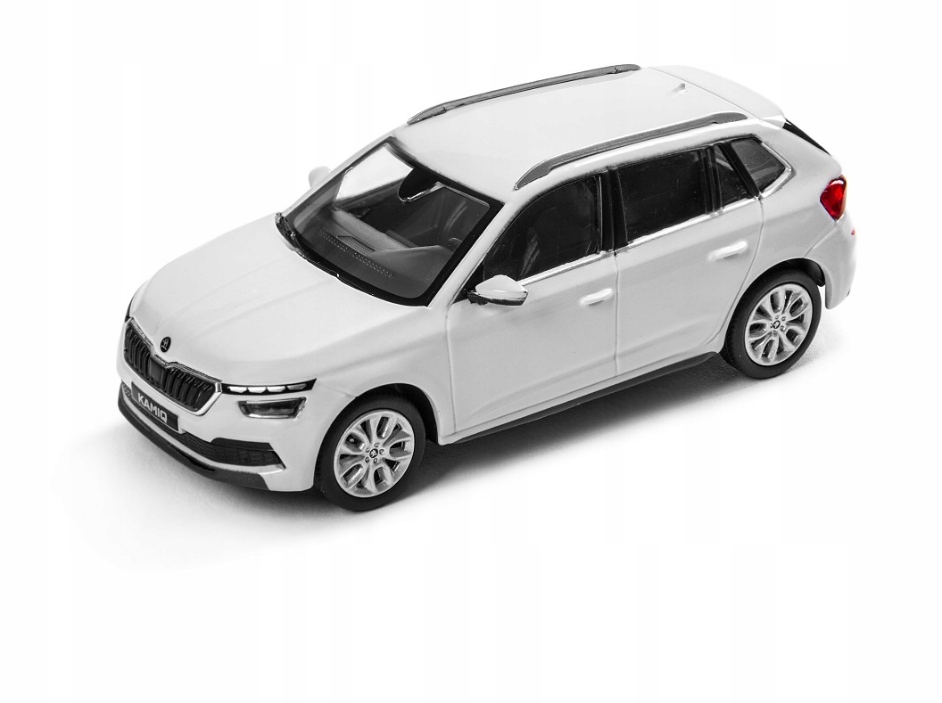 modelik 1:43 samochodu Skoda Kamiq Biały Moon Oe 658099300 S9R
