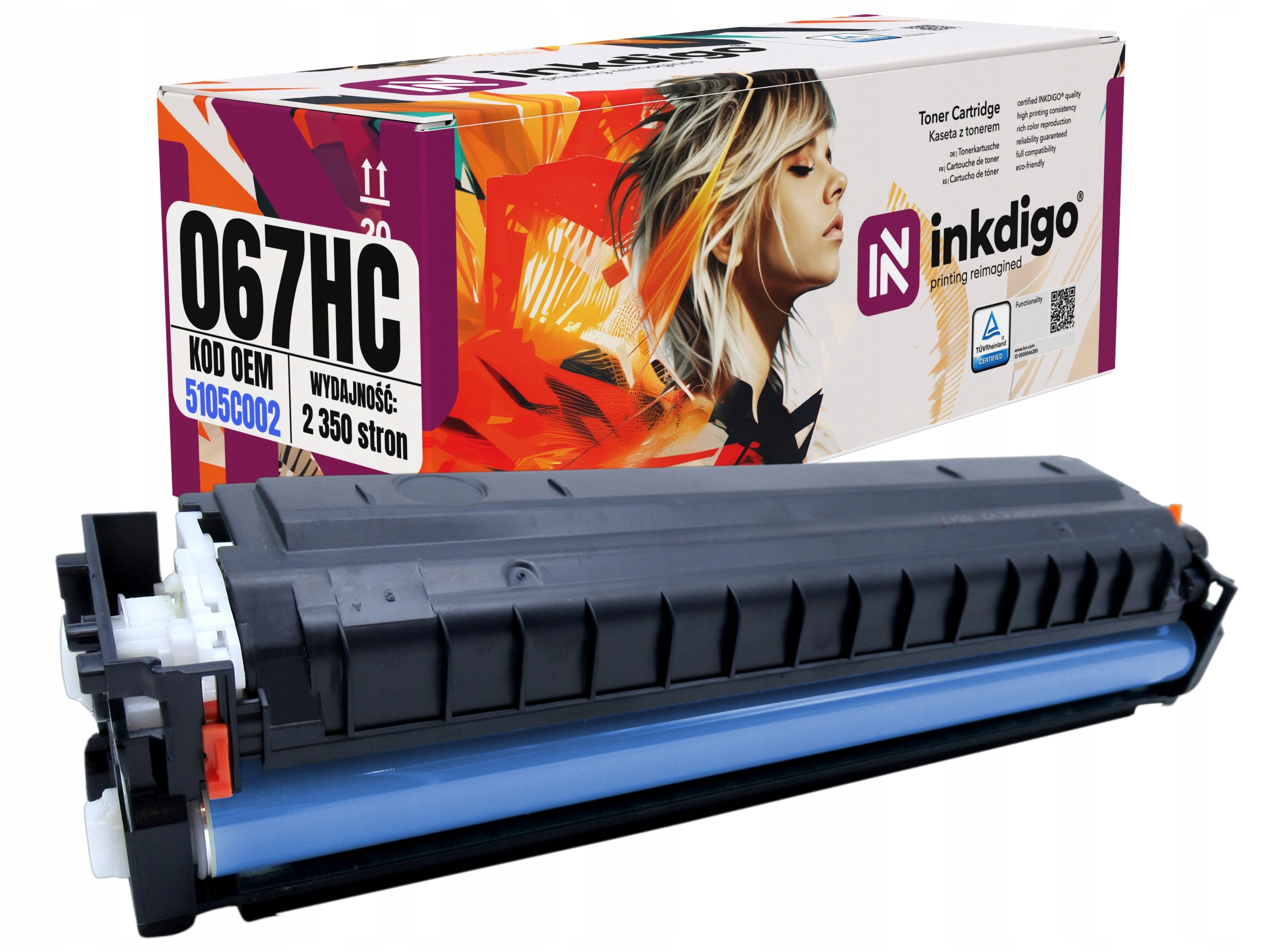 Toner pro Canon MF657Cdw MF655Cw MF655Cdw MF651Cw náhradní CRG-067HC