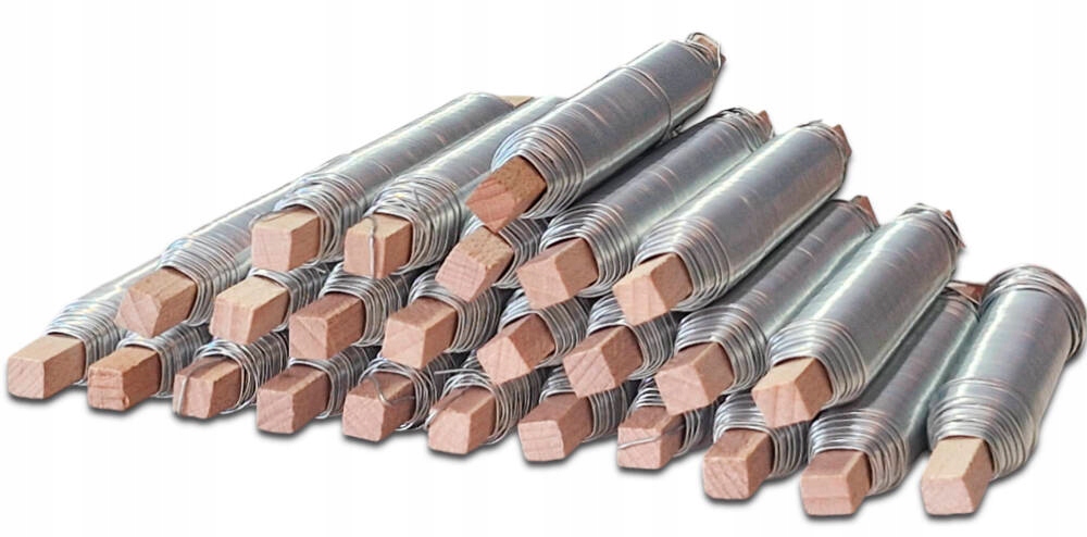 Kreativní drátky floristické na tyči Loveart 0.7mm stříbrné 2,5kg