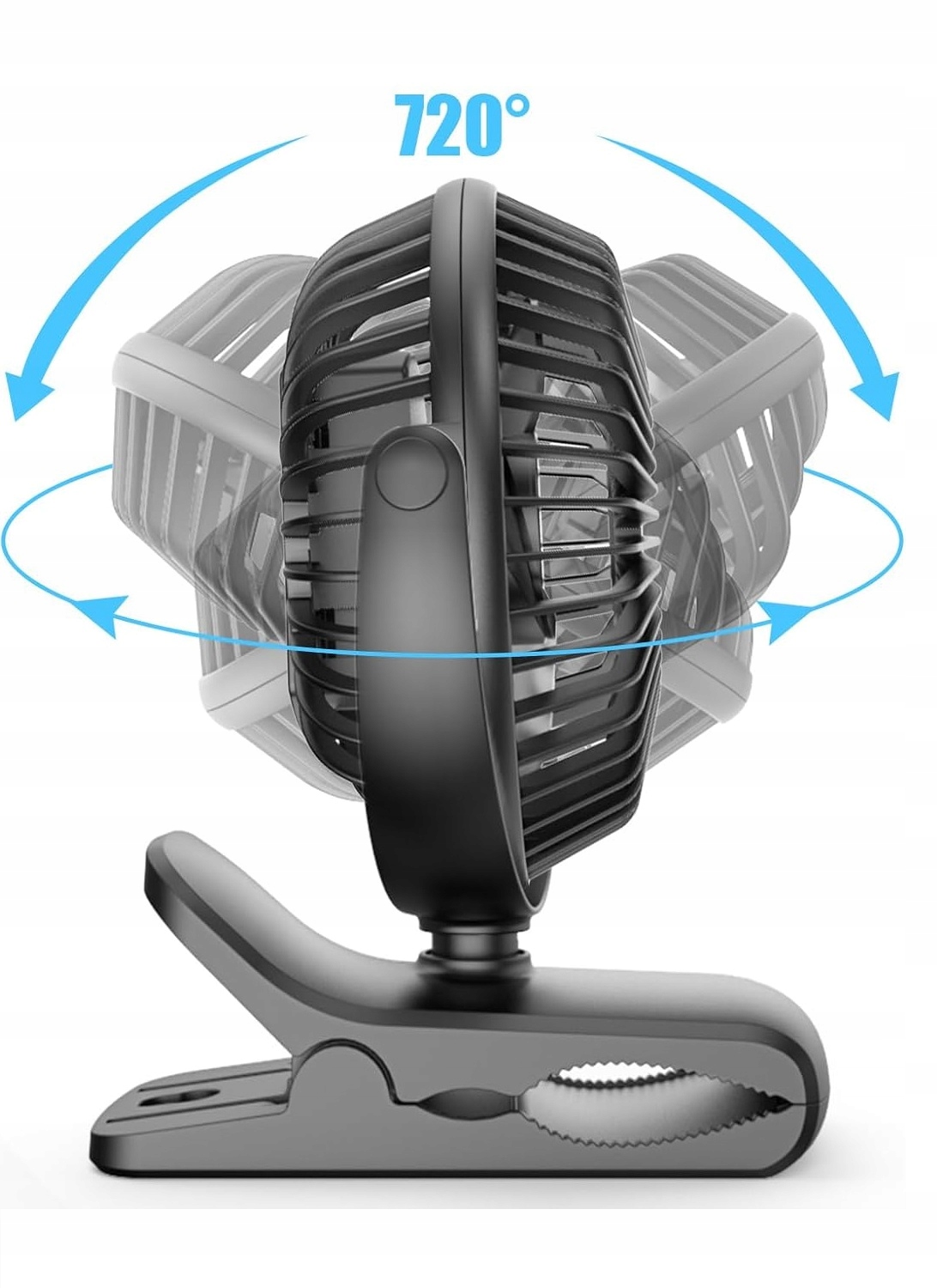 Wentylator mini HONYIN FANN KOLOR BŁĘKITNY Marka inna