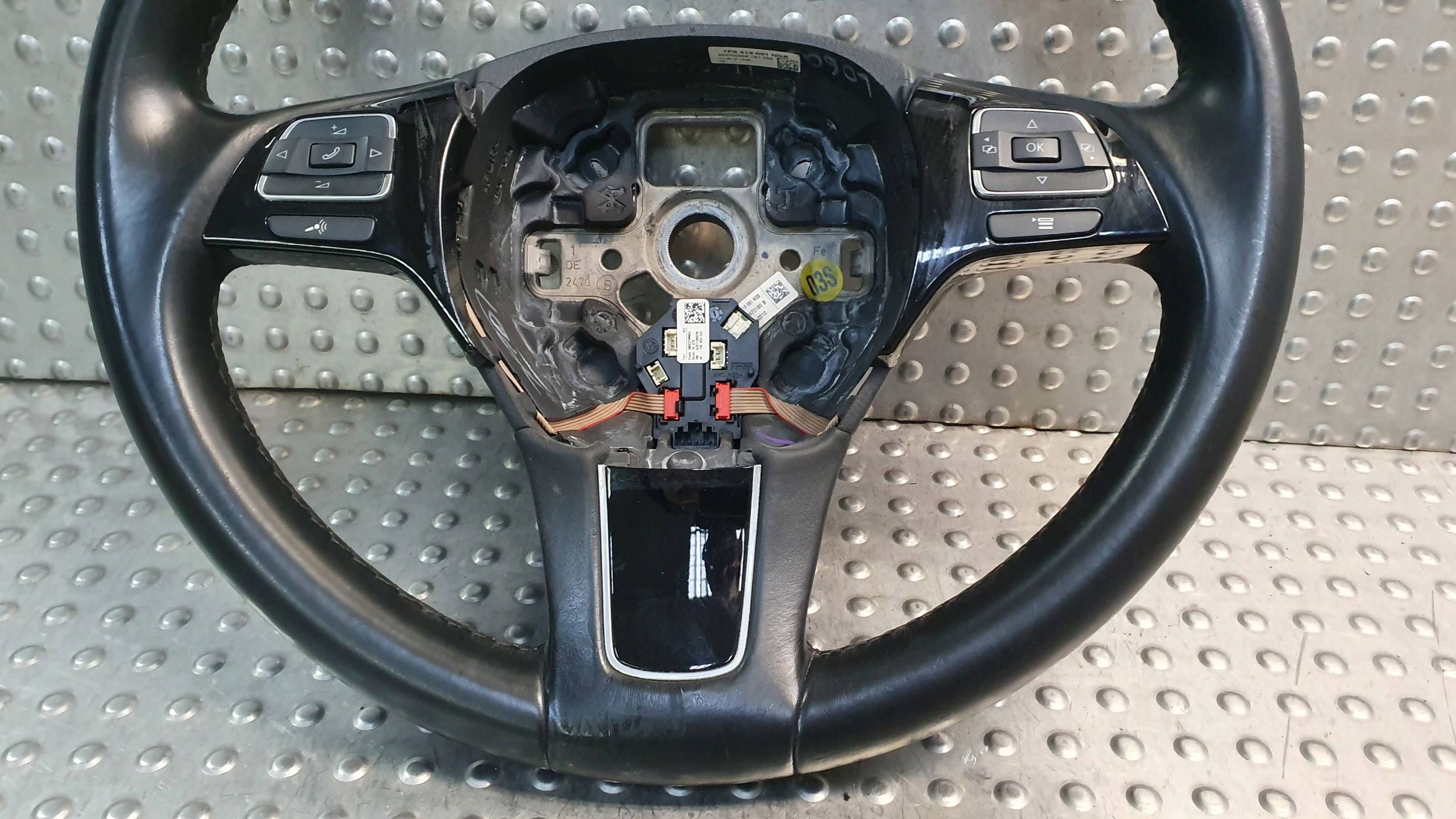 lenkrad Leder MULTIFUNKCJA VW TOUAREG II 10- 7P6419091