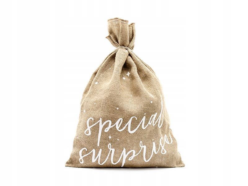 

Worek jutowy na prezenty Special Surprise 40x55cm