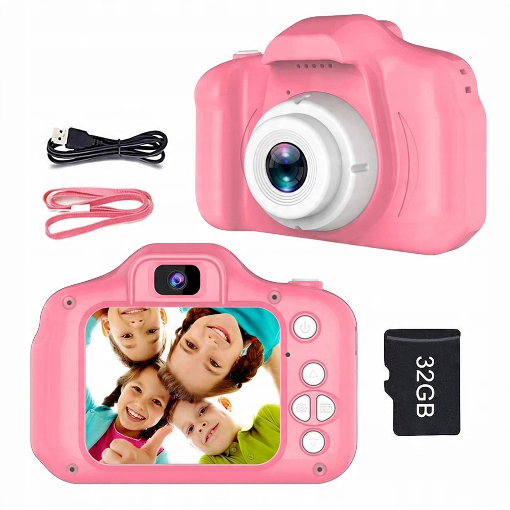 

Aparat Kamera Dla Dzieci Zabawki Hd 1080p 32GB