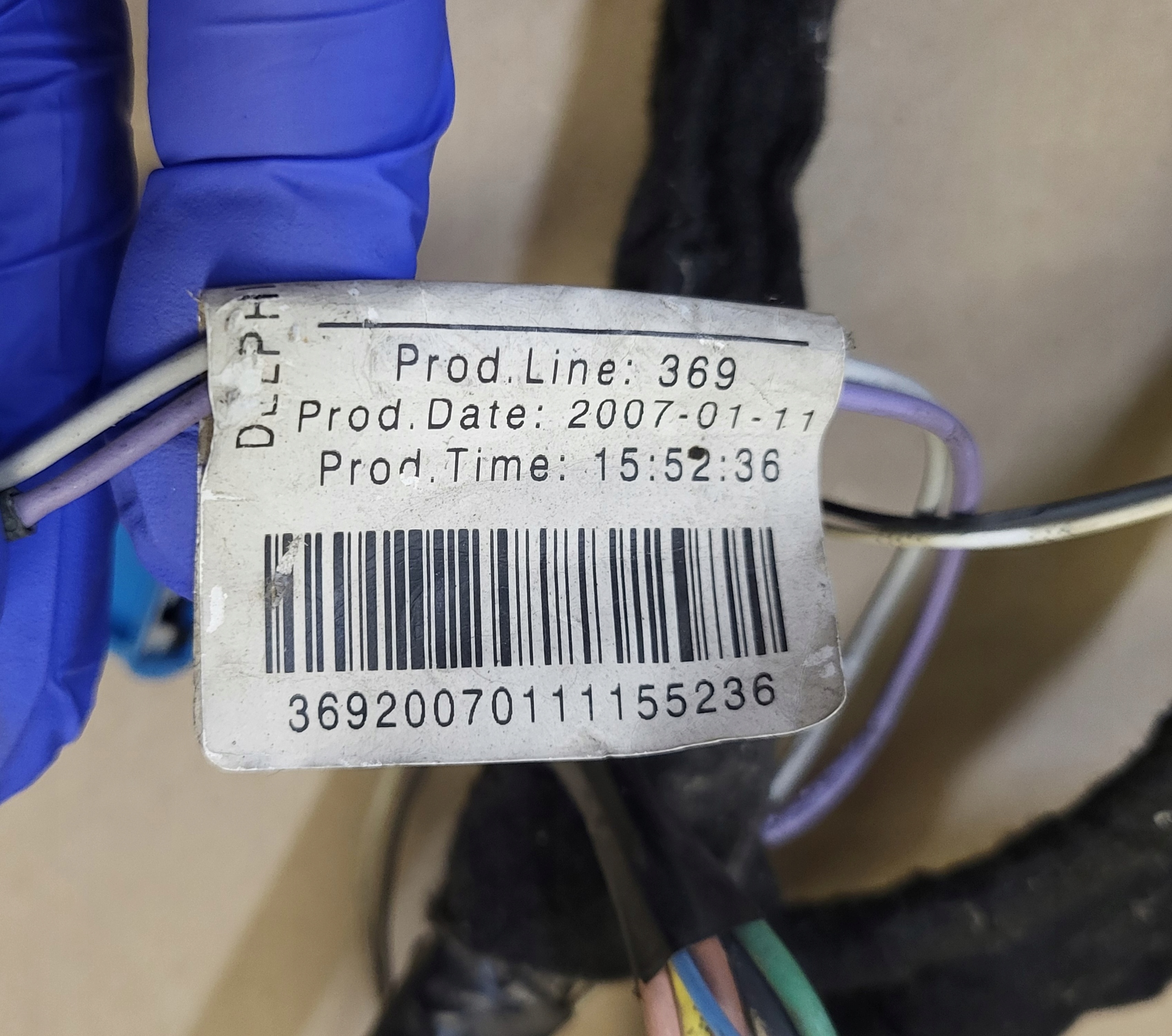bundle wiring door left front RENAULT CLIO III 3 OE EUROPA