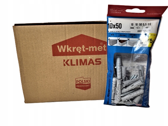 

Kołki rozporowe z hakiem prostym 10 x 50 (15szt.)