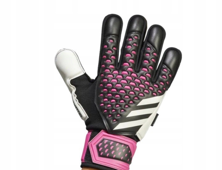 Adidas Predator Gl Training Rękawice Bramkarskie HN5587 Czarno Różowe 9