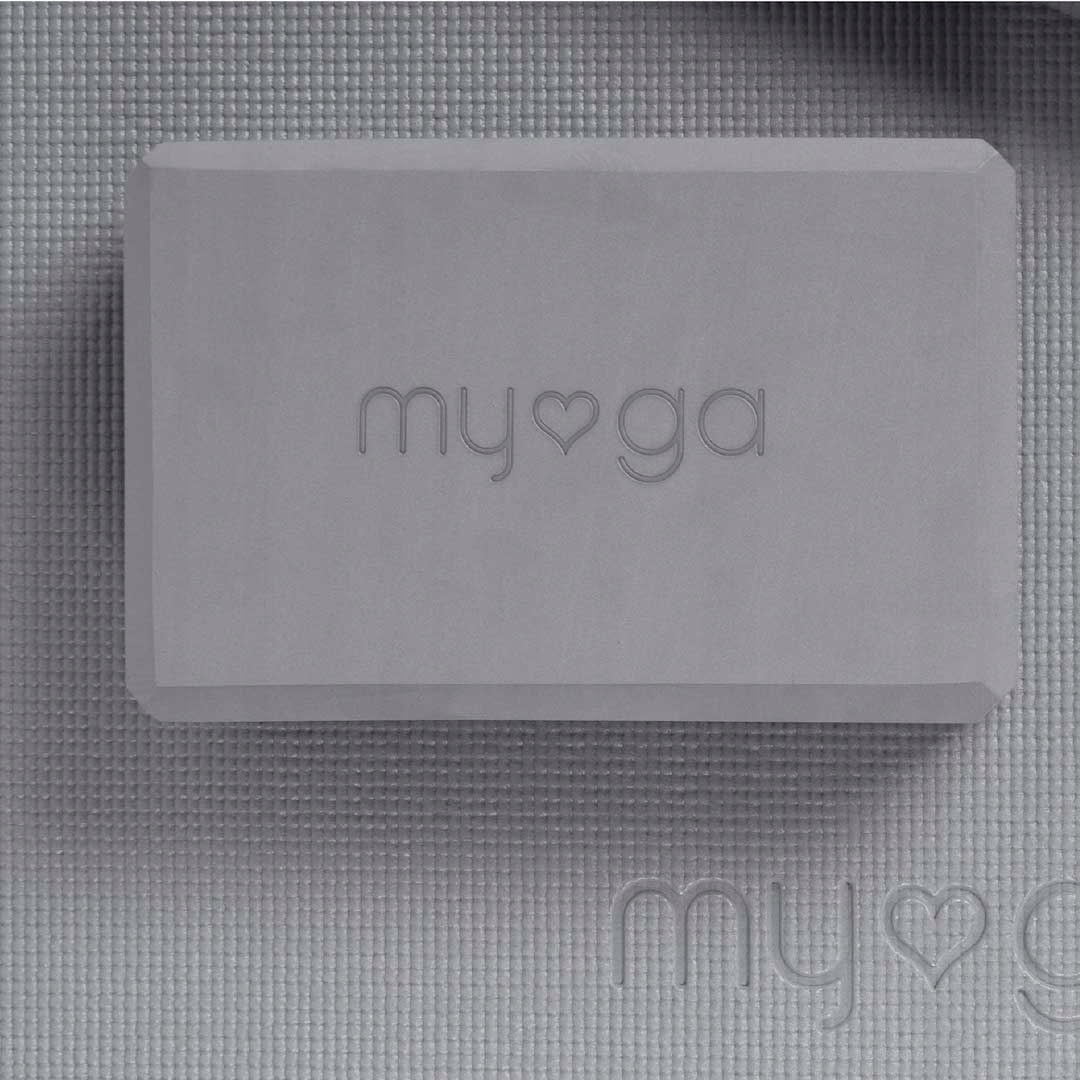 Zestaw do jogi myga Yoga Start mata klocek pasek - 12831514856 