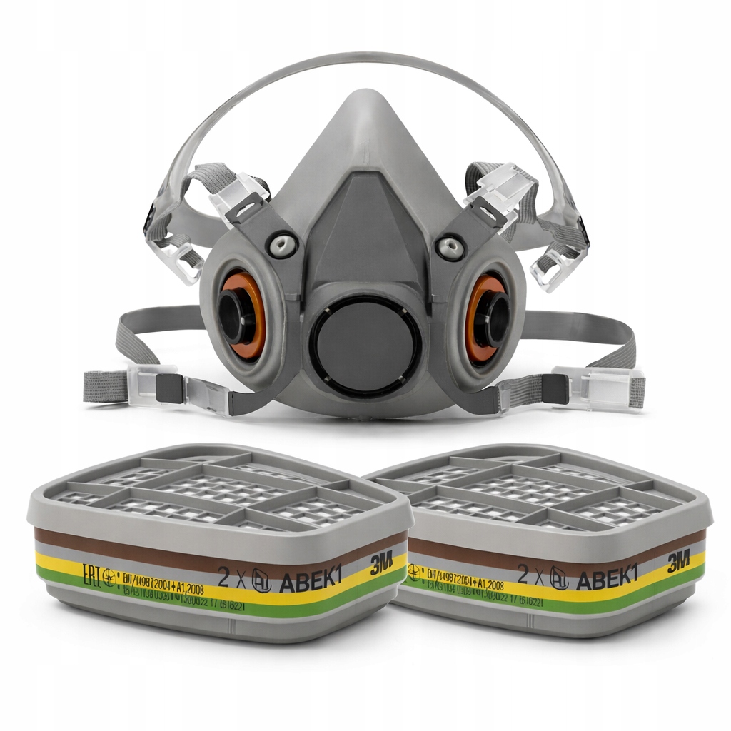 Półmaska ochronna filtry 6059 ABEK1 – zestaw ochronny