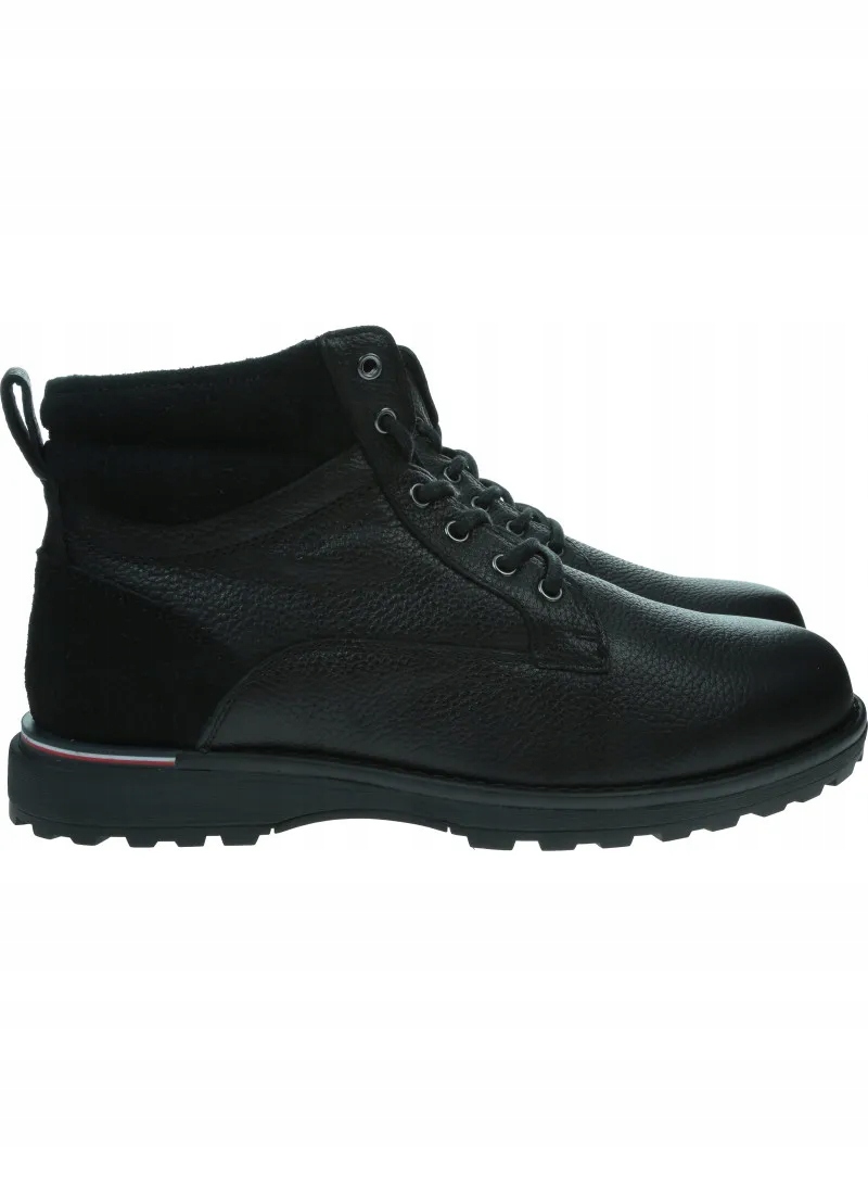 Trekové boty Tommy Hilfiger Corporate W Lth Lace Boot FM0FM0560