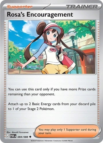 Karta Pokemon Tcg Rosa's Encouragement (084/088) Supporter Perfect Order