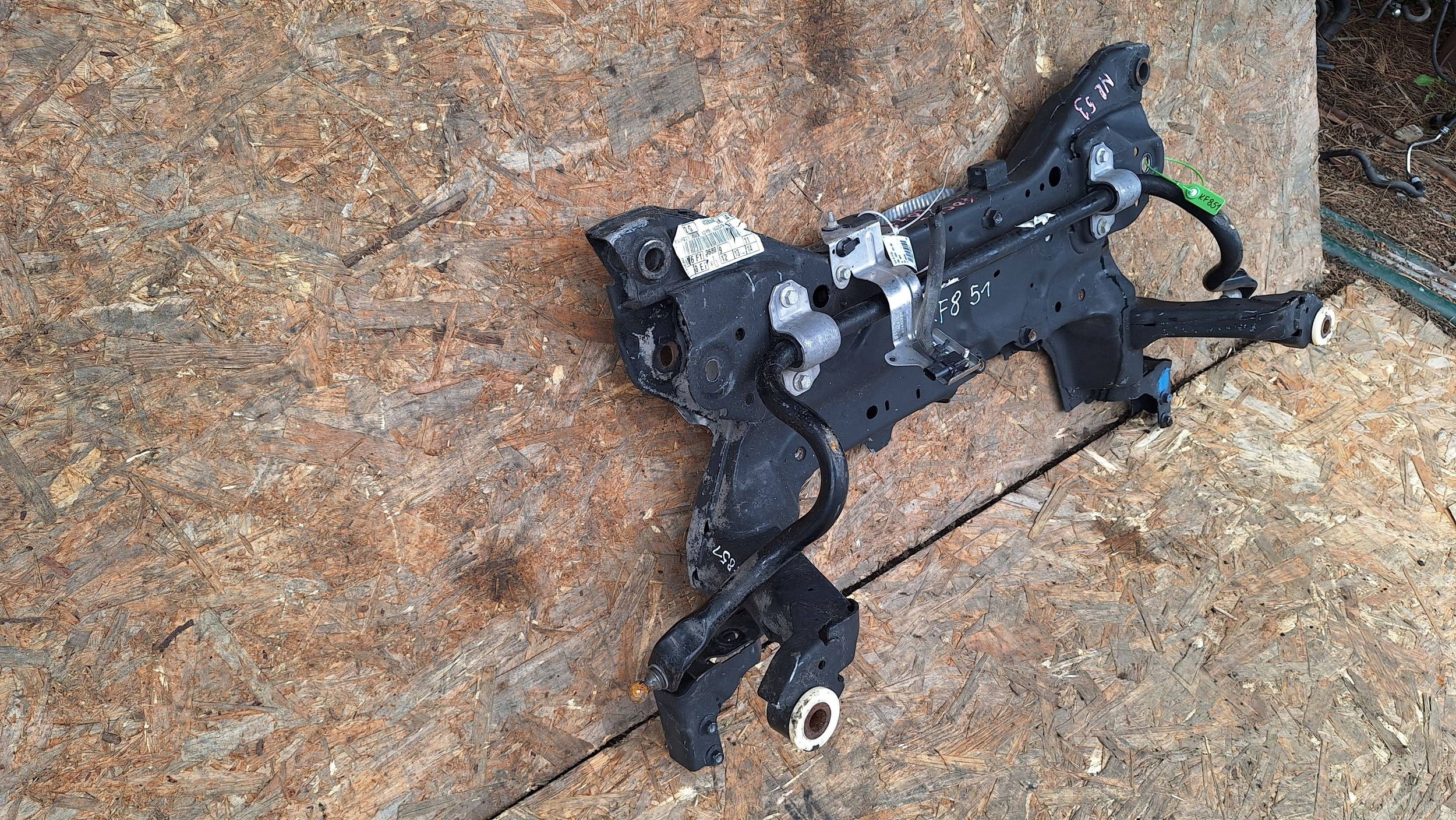 axle beam subframe axle beam front JX61-5019-BE FORD FOCUS MK4 1.0 ECOBOOST