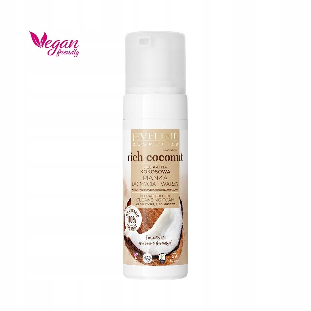 Eveline Cosmetics Rich Coconut pianka do twarzy