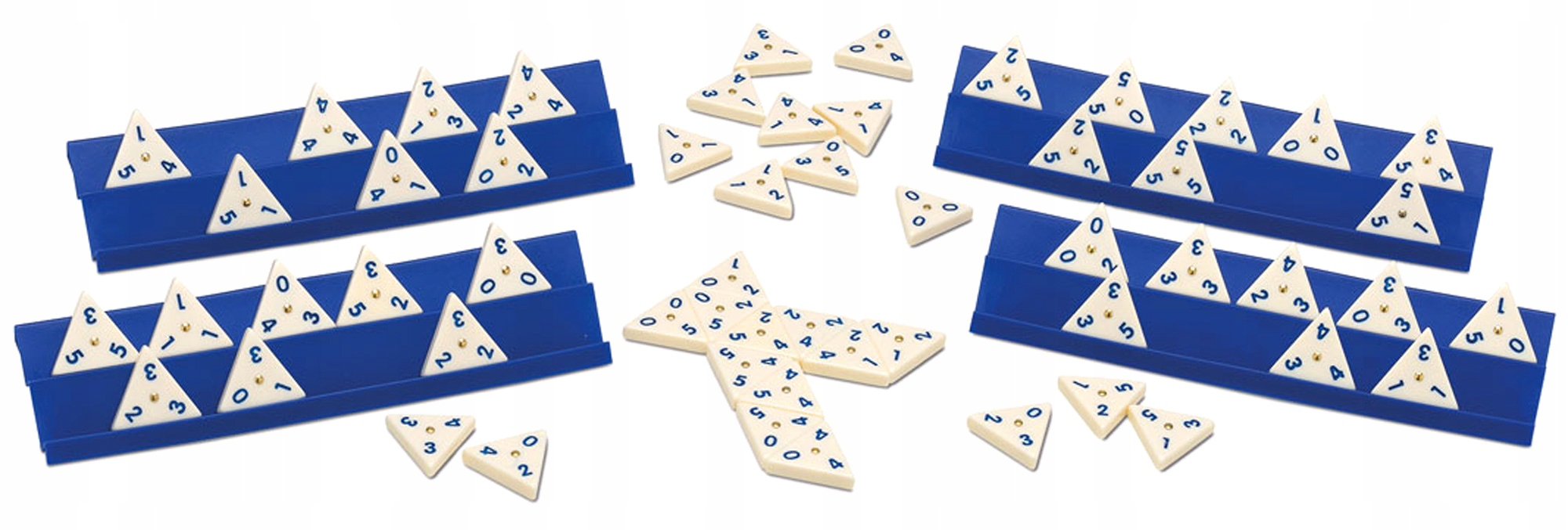 Trójkątne domino w metalowej puszce 754 Cayro Typ Podstawa