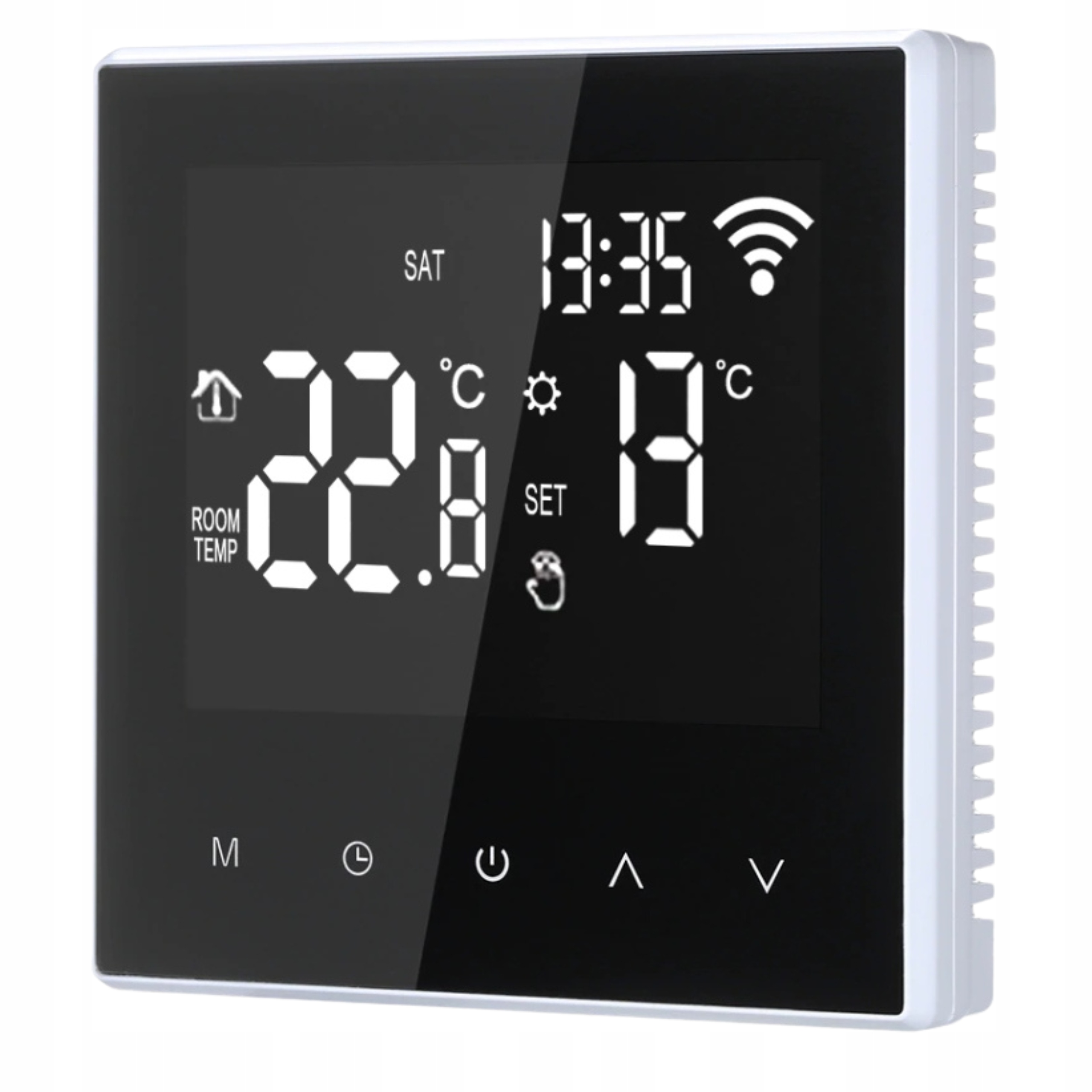 Termostat s dotykovým displejem Wifi 16A pro ovládání ME88H.16