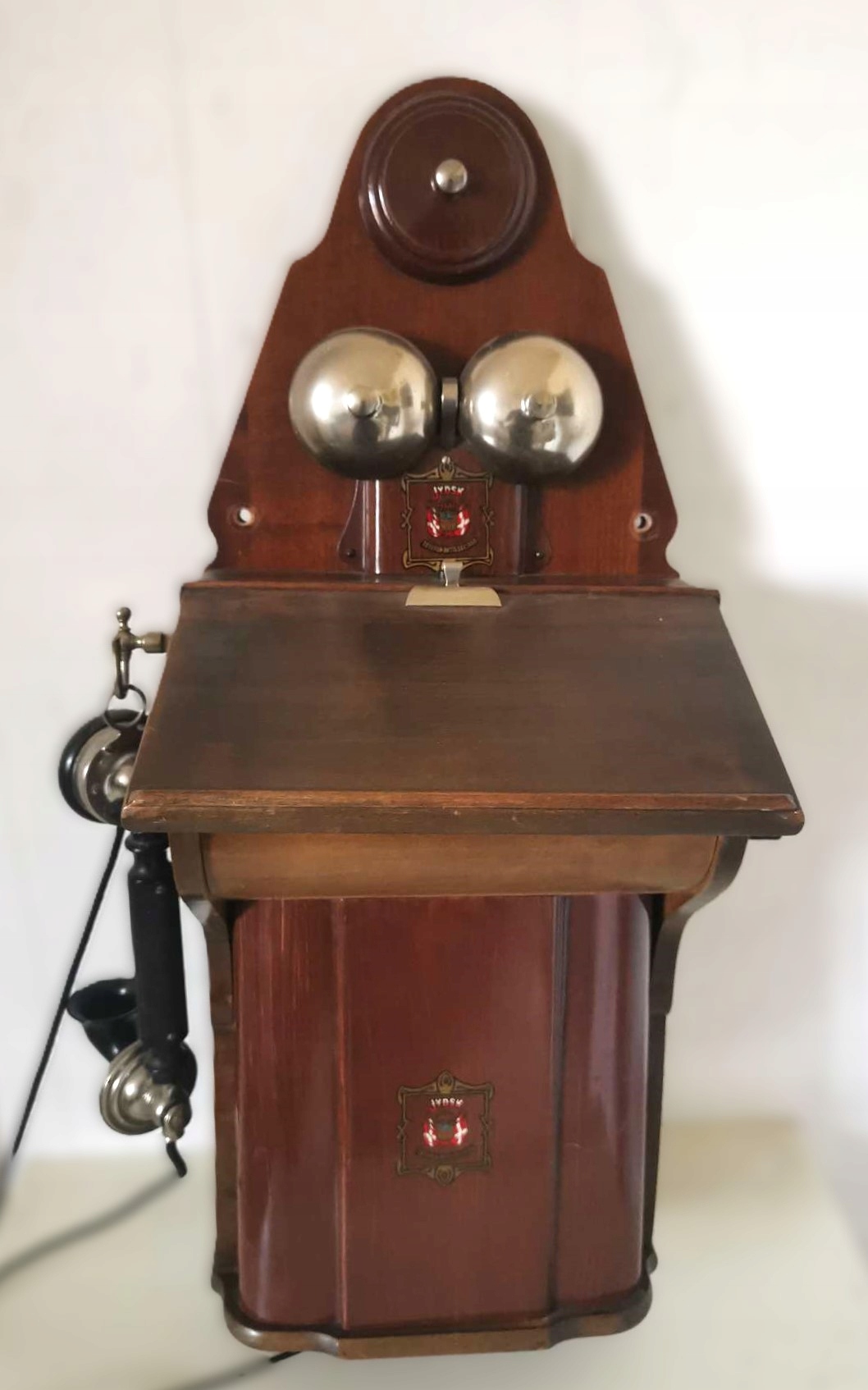 JTAS - STARY DUŃSKI TELEFON ŚCIENNY - UNIKAT!!!