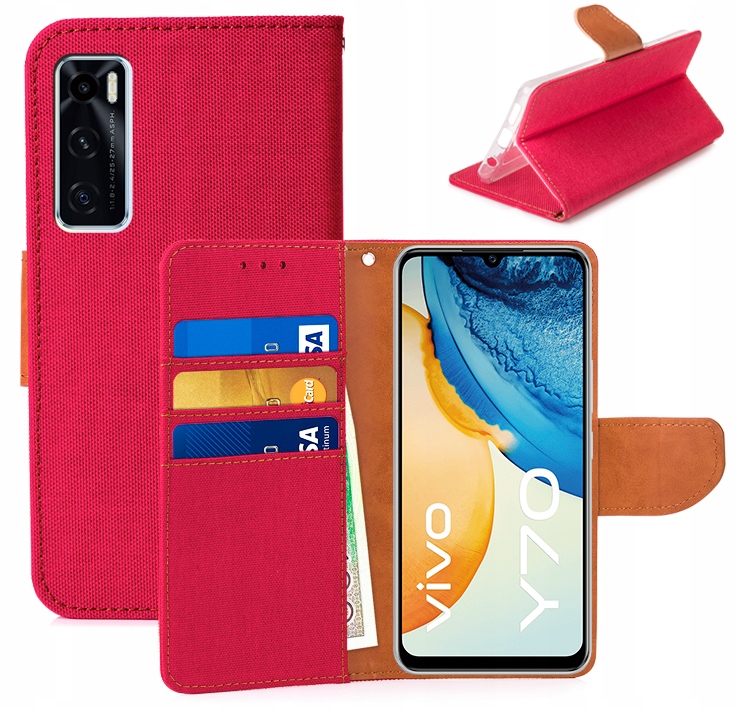 

Etui Portfel Canvas Do Vivo Y70