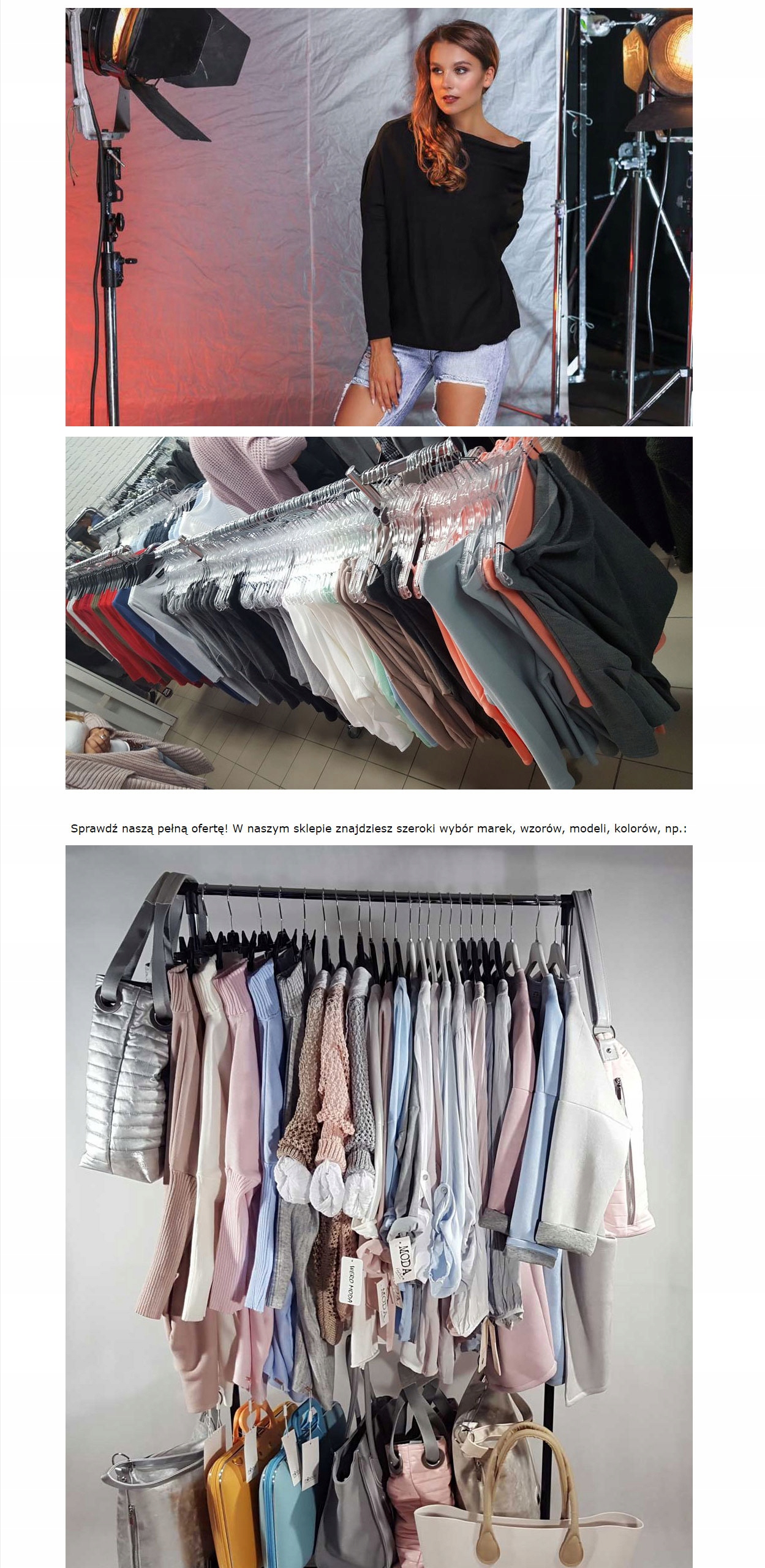 SWETEREK OVERSIZE TUNIKA SWETER WOOL ODKRYTE RAMIĘ Marka inna