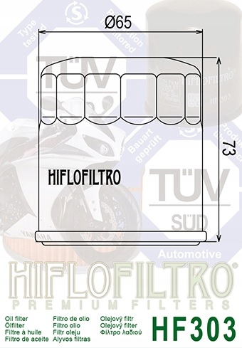HIFLOFILTRO Filtr oleju HF303 Producent Hiflofiltro