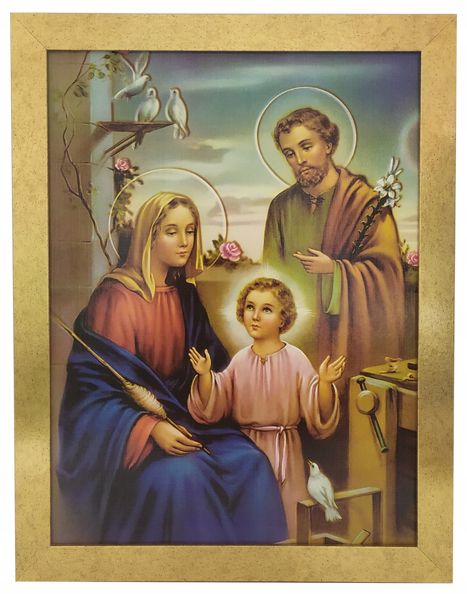 

Obrazy Na Ścianę Świętej Rodziny 35X45 Złota Rama