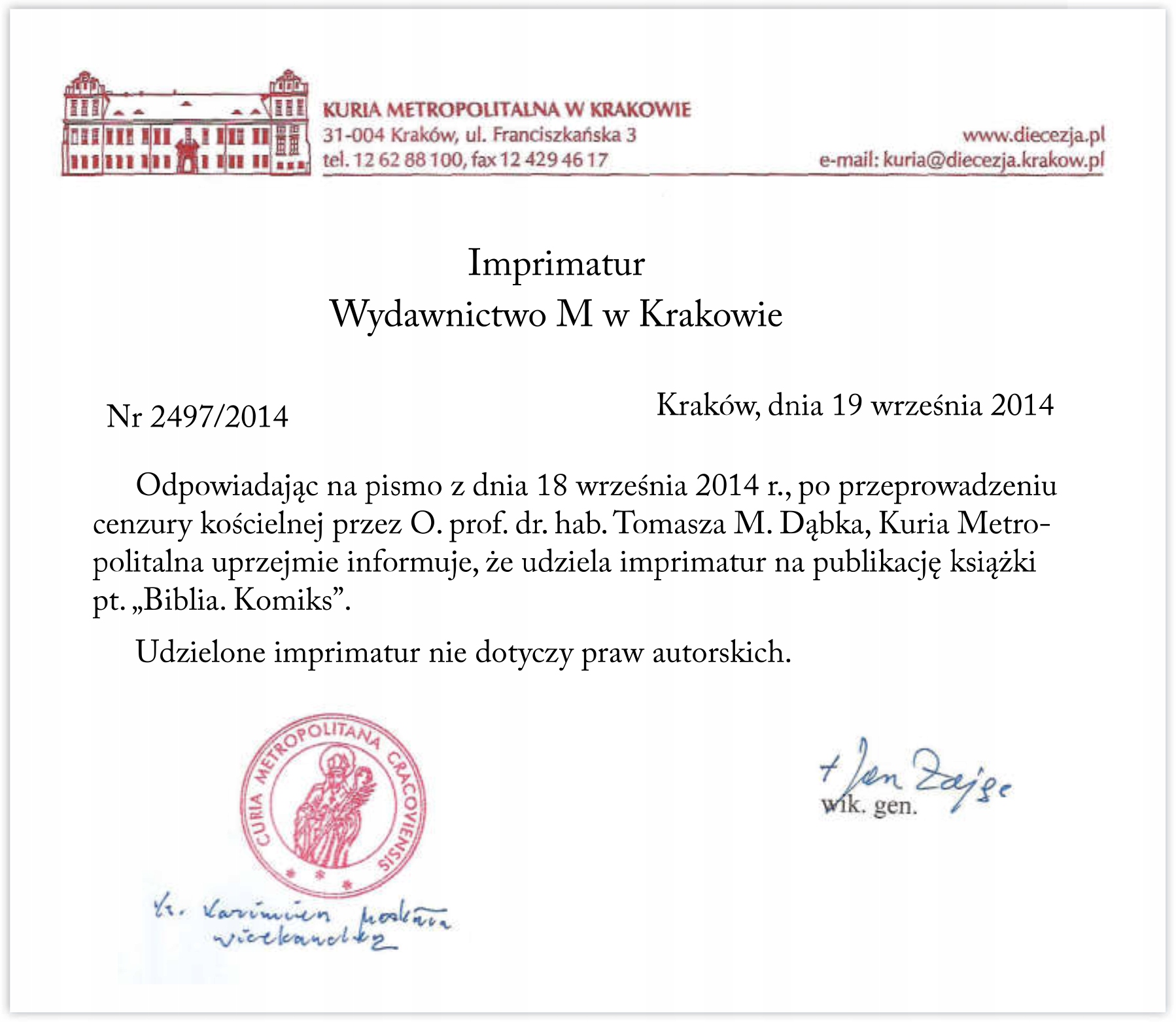 Biblia Komiks z dedykacją - rysownik Marvela - I Komunia Święta Autor David C. Cook Sergio Cariello