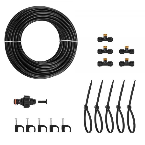 

Ogrodowa mgiełka wodna 7,5m Kurtyna Black Line
