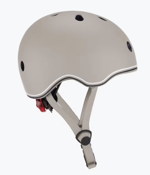 Dětská cyklistická přilba Globber Helm Go Up Lights Sand (45-51 cm) Písková