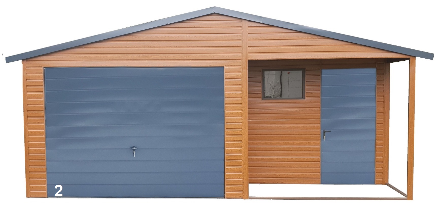 GARAŻ BLASZANY BLASZAKI GARAŻE BLASZANE 6x6 Marka inna