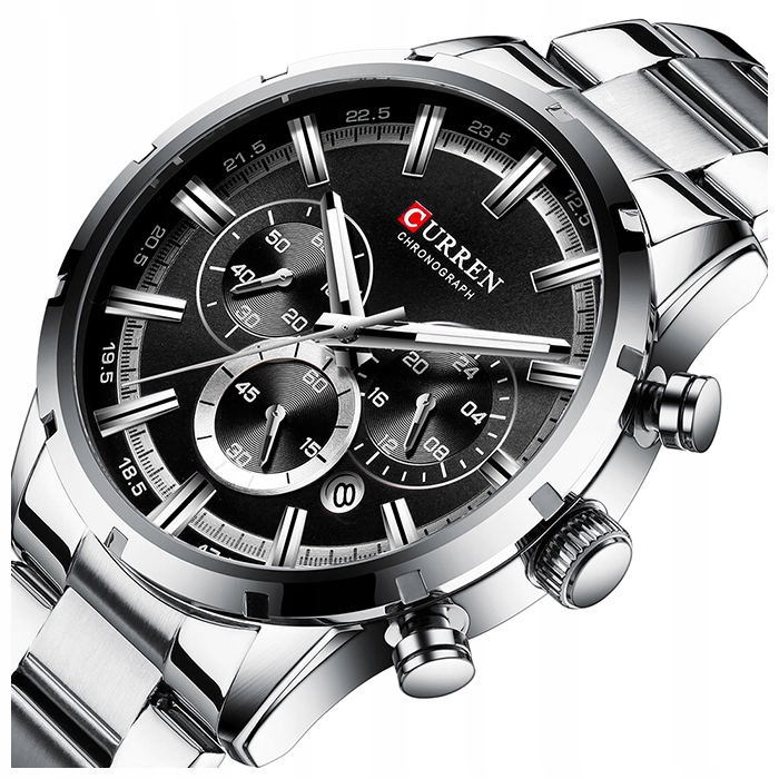 

Zegarek męski Curren analog data chronograf