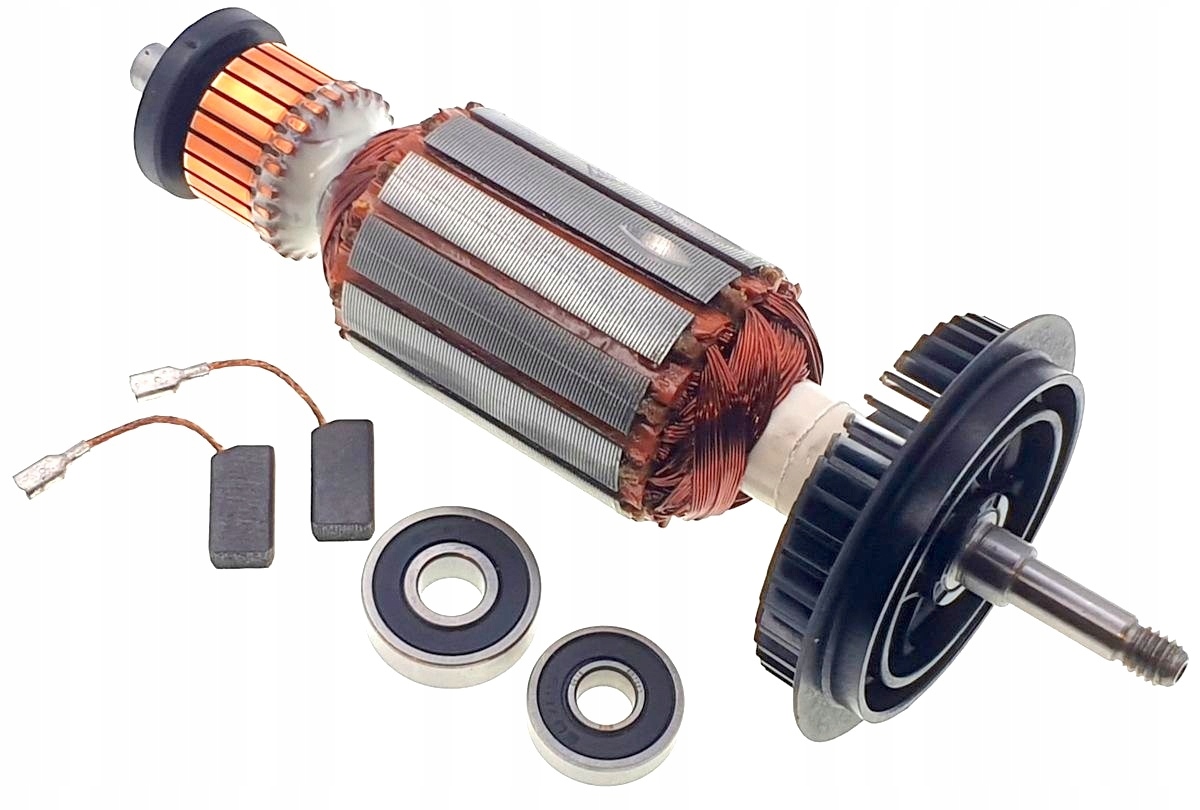BOSCH WIRNIK Oryginalny GWS780 GWS850 + SZCZOTKI + 2 ŁOŻYSKA