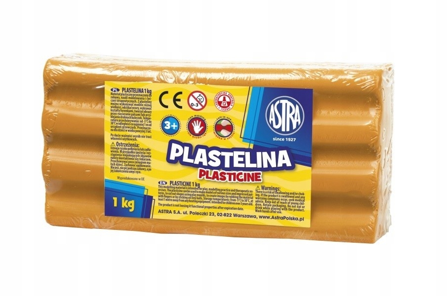 

Miękka Plastelina Astra 1 Kg Pomarańczowa