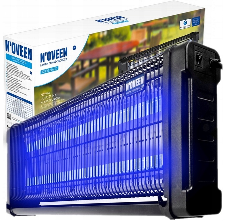 Lampa Owadobójcza na Komary Muchy Owady Ćmy Osy Uv Pro 300m2