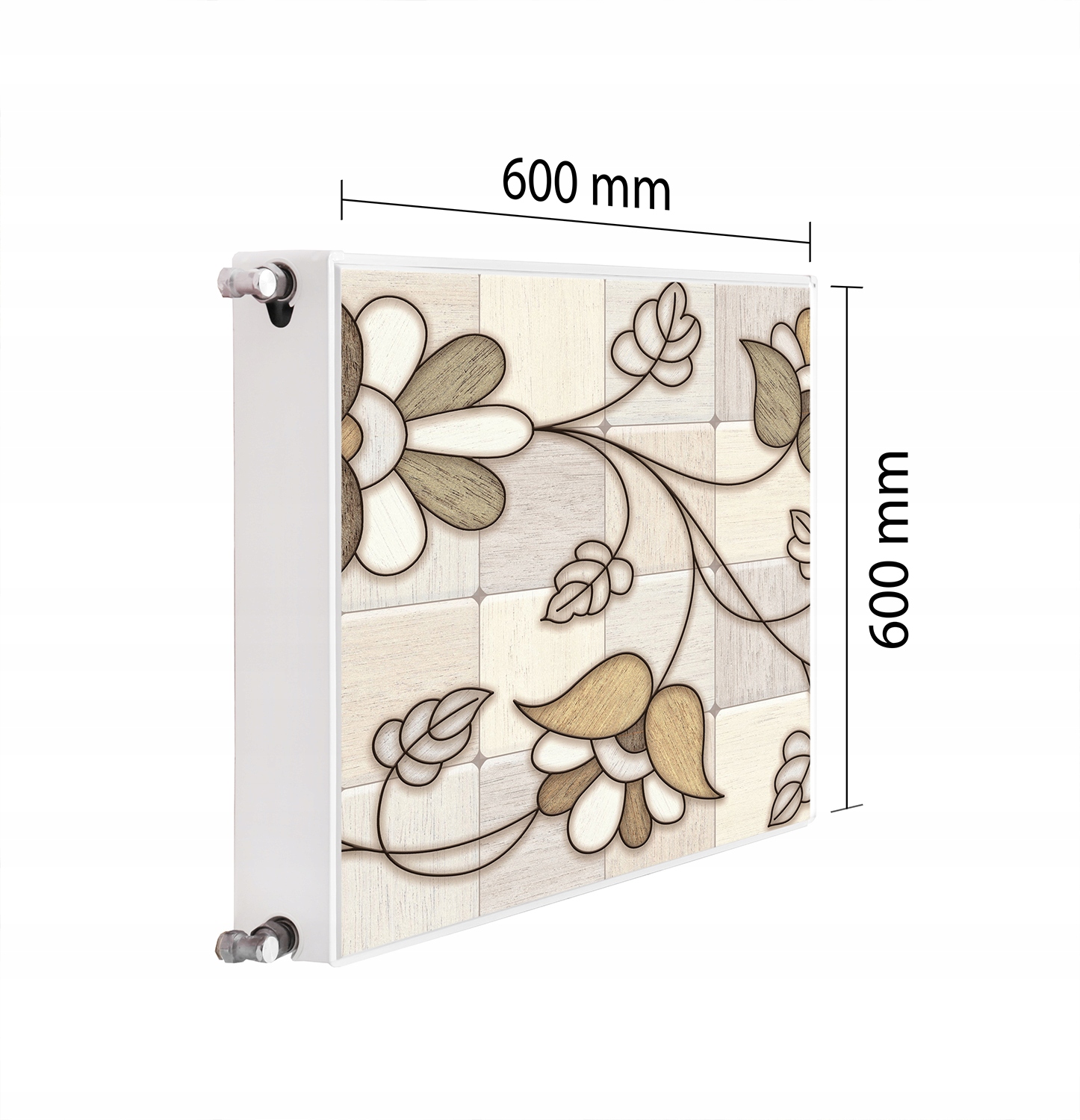 Magnetická Krytka Na Radiátor 60x60 Květiny Podložka Magnet
