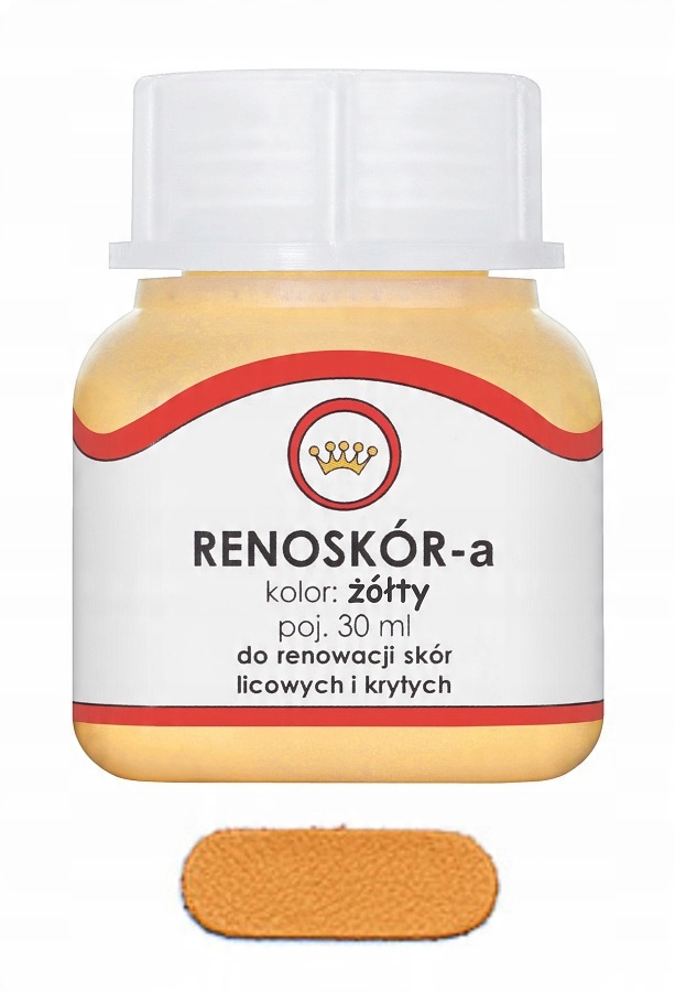 

Renoskór Farba Lakier Do Skóry Żółty 30ml