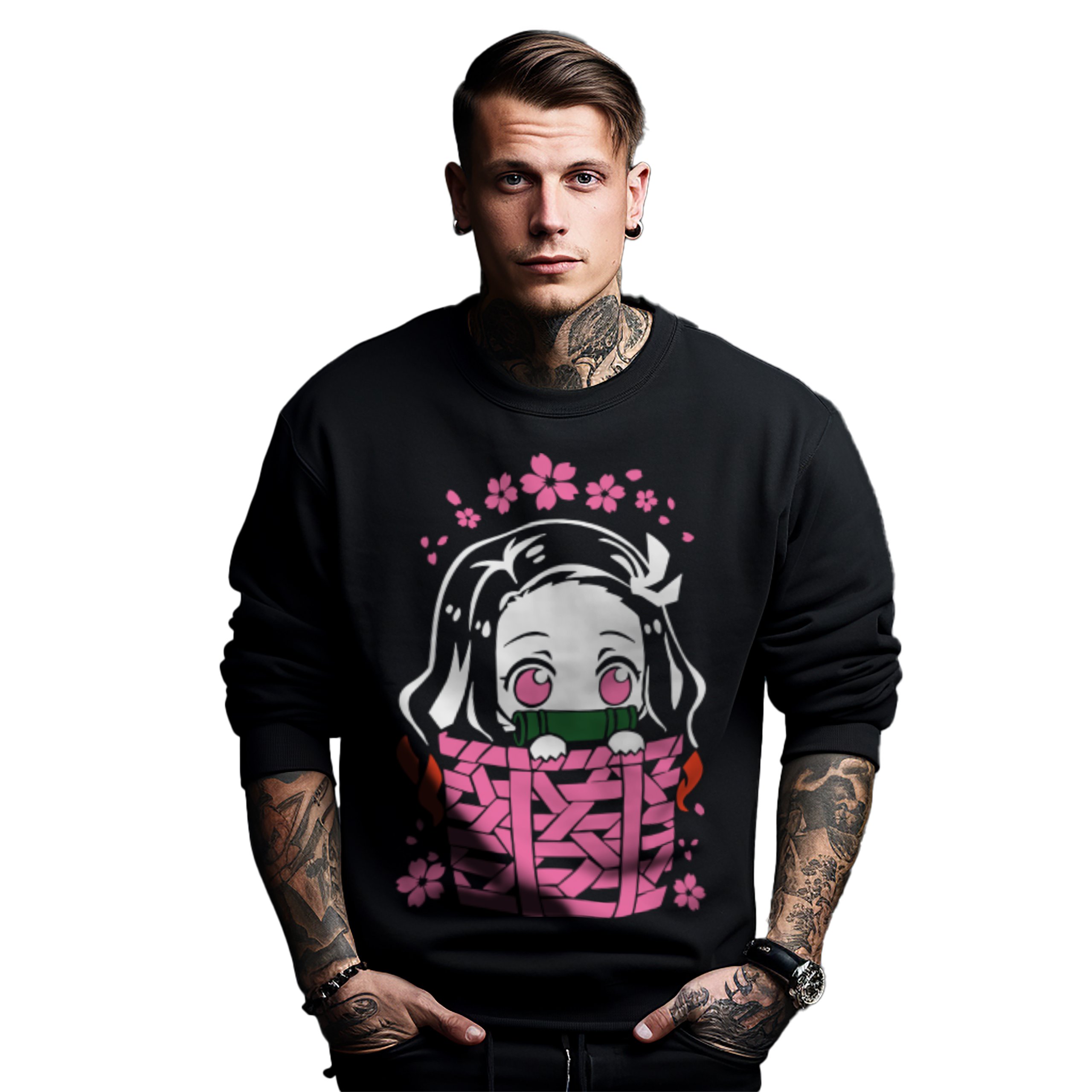 Mikina s potiskem Anime Graphics