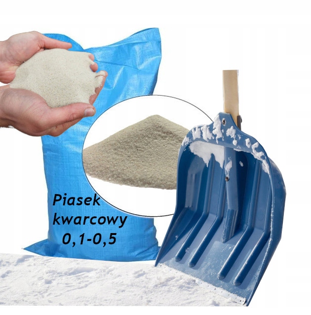 

Piasek Drogowy Chodnik Podjazd Śnieg Lód Dróg 25kg
