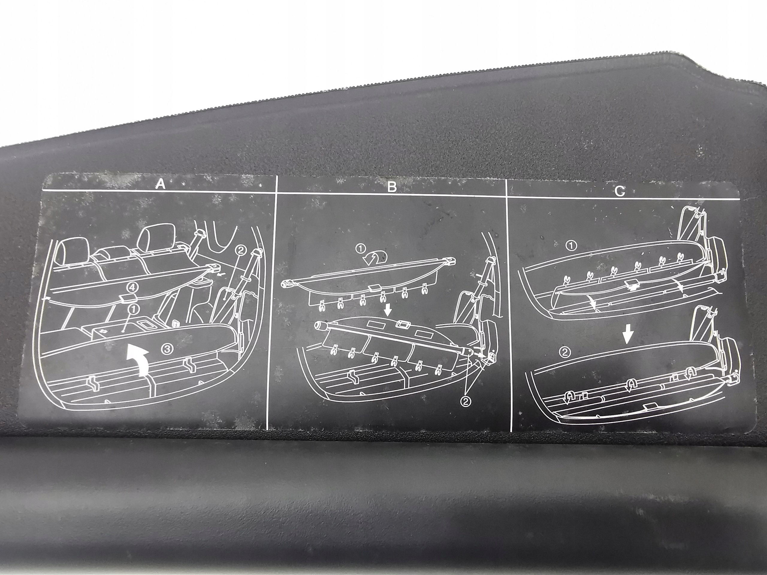 blinds boot TOYOTA COROLLA VERSO II 04- / 64910-0F010-B0