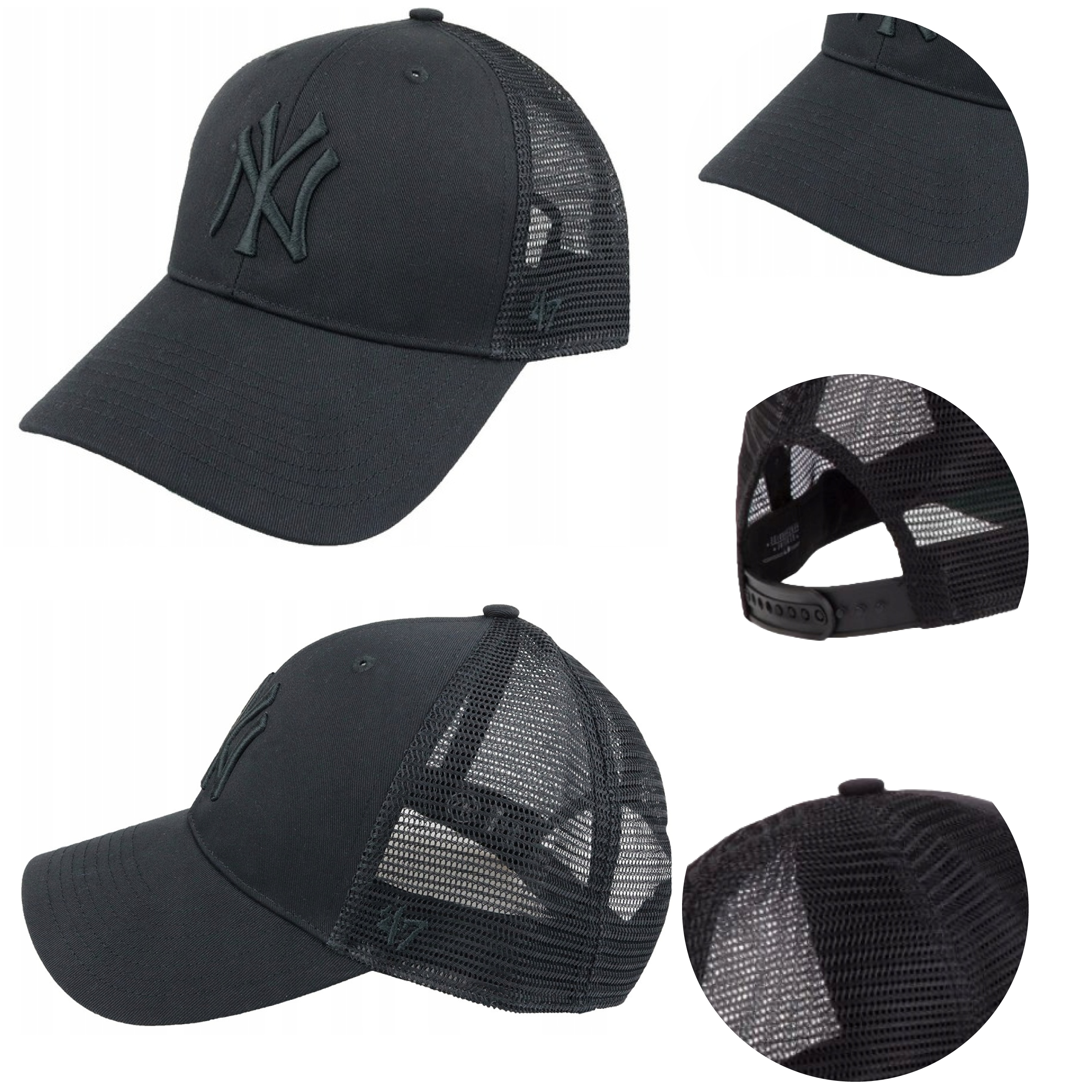

Czapka z daszkiem czarna 47 Brand York Yankees