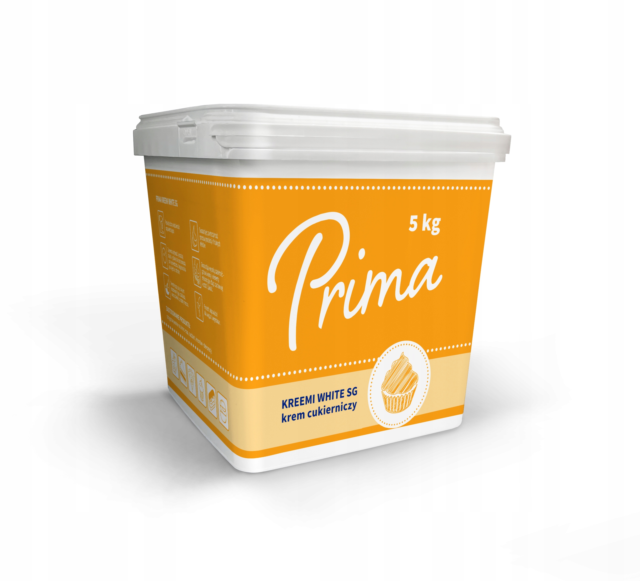 Prima Kreemi White Sg Krem Cukierniczy 5 kg