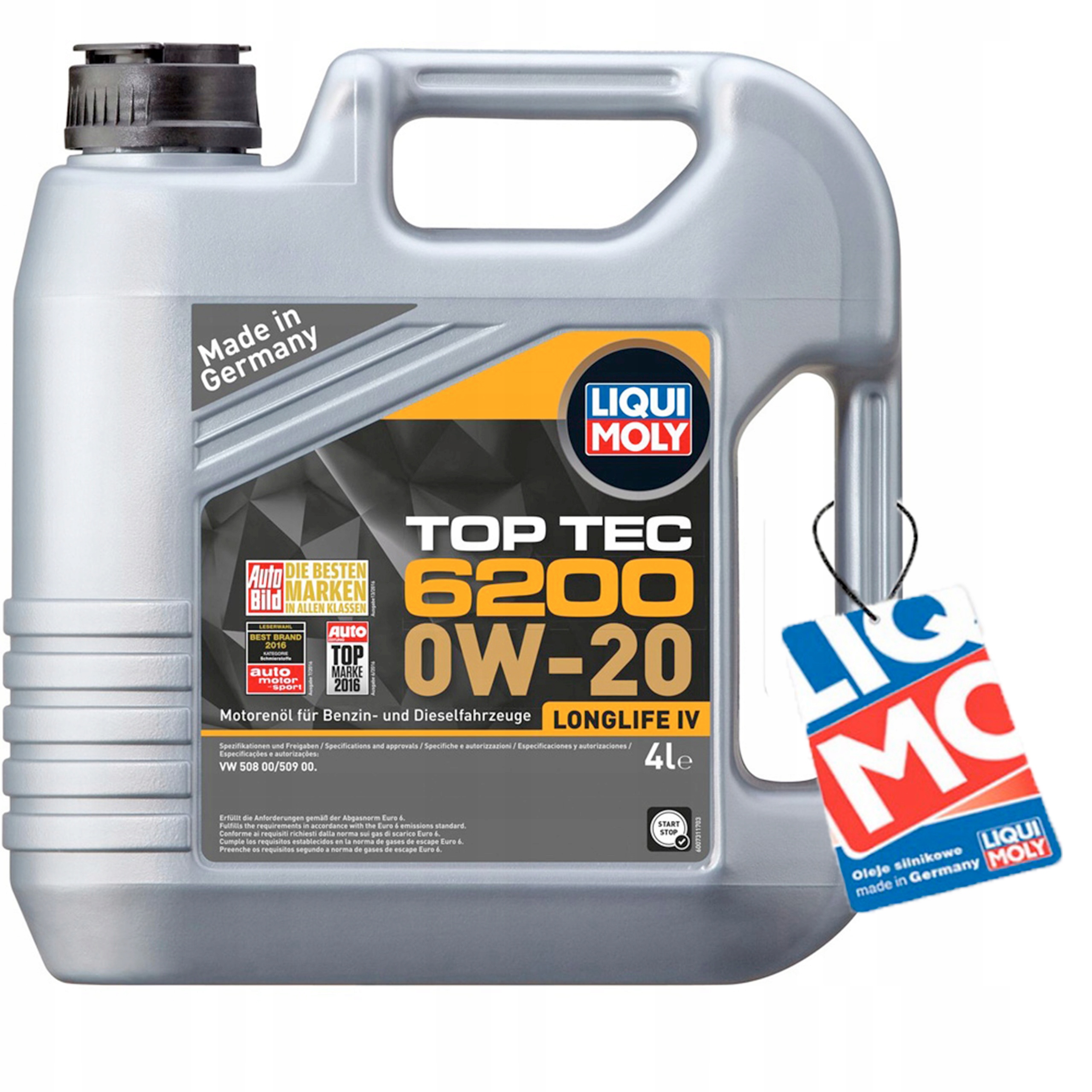 Liqui Moly 20788 Motorový olej 6200 0W20 4L darček