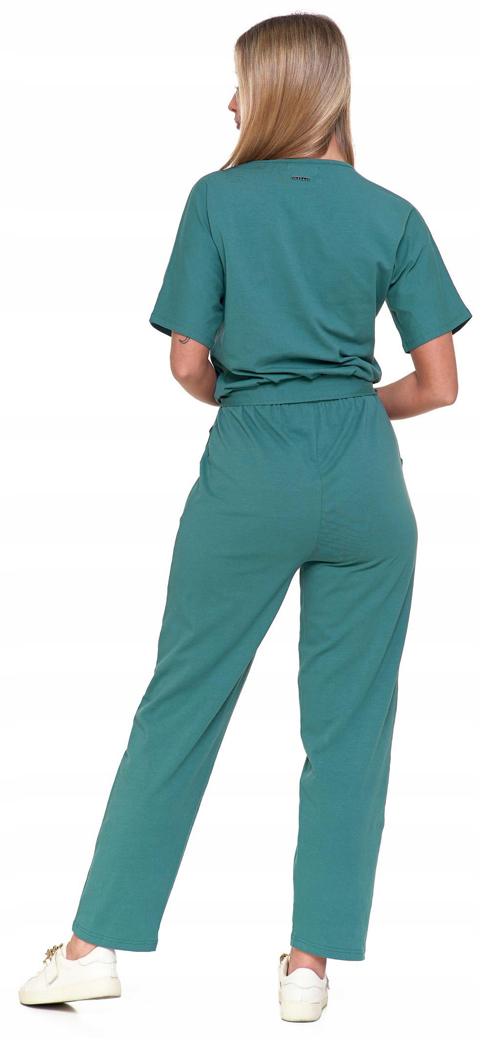 MORAJ KOMBINEZON damski długi elegancki modny z wiązaniem luźny - XL Marka Moraj